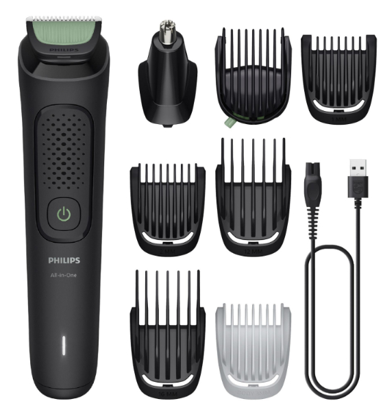 Barbería y Cortapelos Philips MG3940/15 Multigroom 8 en 1 (Uso seco/mojado, 6 peines , batería de larga duración) - Devuelven 6€ en cupón