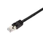 Cable para internet Ethernet Gigabit de banda ancha RJ45 Cat 7, color negro, 152,4 cm (mas medidas en descripción)