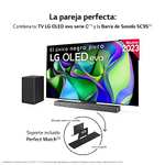 TV OLED EVO LG OLED65C34LA 65", 4K OLED, Smart TV, HDR10, webOS23, Procesador Alta Potencia, Dolby Vision, Dolby Atmos,