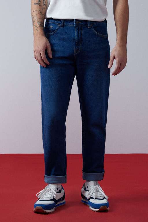 Jeans pantalones 5 bolsillos regular y elásticos (Tallas varias) - Recogida gratis