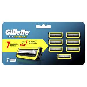 Gillette ProShield recambios para maquinilla de afeitar para hombre, 7 recambios