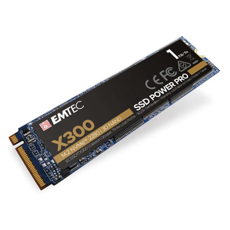 Emtec Power Pro X300 SSD 1TB M.2 2280 NVMe / 500Gb 28,89€ / 256Gb 21,82€ ( Oferta Válida Para Nuevos Usuarios )