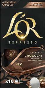L'OR Flavours Chocolate, 10 compatibles con Nespresso (CADUCIDAD 9 de mayo 2024)