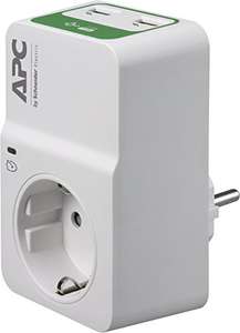 APC Surge Arrest Essential PM1WU2-GR Protección Contra Subidas y Picos de Tensión, incl. 2 puertos USB de 2,4A