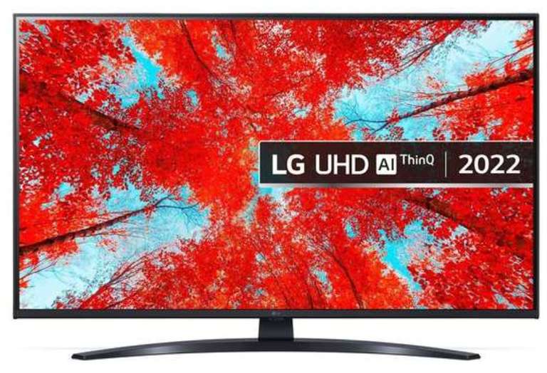 TV LED 43" - LG 43UQ91006LA, UHD 4K, Procesador Inteligente α5 Gen5 AI Processor 4K, Smart TV, DVB-T2 (H.265), Azul Oscura Ceniza