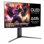 Monitor Gaming OLED LG UltraGear Edición League of Legends| 27", QHD, 240Hz, 0,03ms + LG UltraGear 24" 24MP60GW [664€ sin monitor 24"]