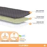 LaundrySpecialist Funda Tabla DE Planchar Comfort – Tamaño (L/XL) Universal máx. 52x140 cm algodón 100%, con una Capa de Molton