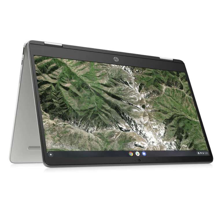 HP Convertible 2 en 1 HP Chromebook x360 14a-ca0035ns, Pentium Silver, 8GB, 64GB eMMC, 14", ChromeOS