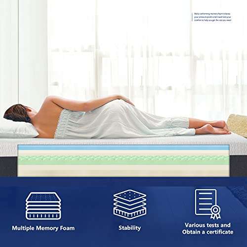 Colchón de espuma viscoelástica cama 90cm