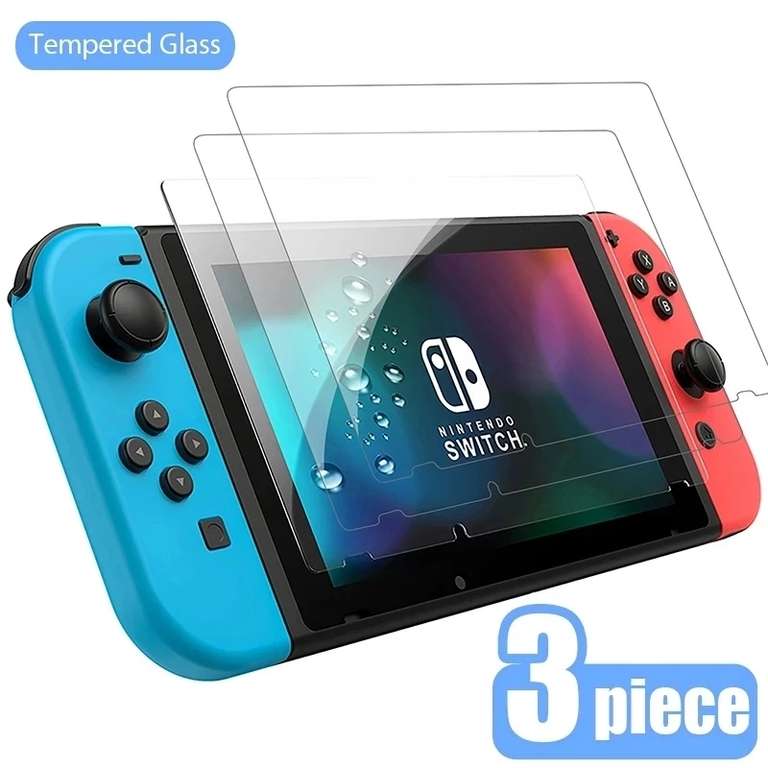 Protector pantalla Nintendo switch X2 (Aplicar cupón vendedor)