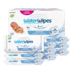 WaterWipes Sensitive+ Newborn & Baby Wipes, Toallitas Para Recién Nacidos y Bebés, 540 unidades (paquete de 9), 3 en 1 Limpia, Cuida, Proteg