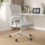 Silla Ergonómica de Oficina con Respaldo de Malla y Soporte Lumbar