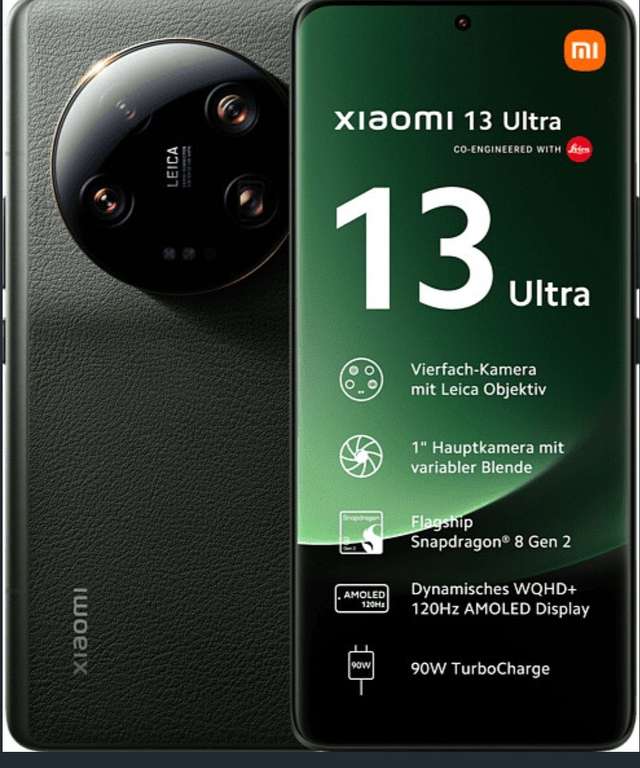 Xiaomi 13 Ultra 512GB Olive Green (Vendedor externo)