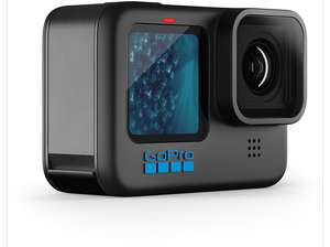 Cámara deportiva - GoPro Hero 11 Black, 5.3K, 24.7 MP, SuperFoto, HDR, HyperSmooth 5.0, Slo-Mo x8, Sumergible 10m - También en Amazon