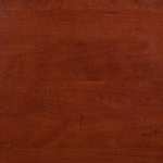 Zinus, Mesa auxiliar Dane de 51 cm con estructura negra, Montaje sencillo, madera veteada en rojo caoba