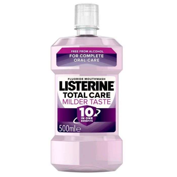3x Listerine Total Care 500mL