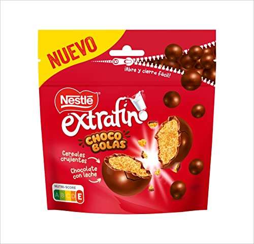 Nestle Extrafino Bolas de Chocolate con Leche, pack 10x140g