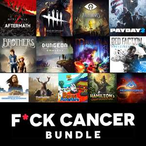Fuck Cancer Bundle [Steam, 13 Juegos] : World War Z: Aftermath , Dead by Daylight , PAYDAY 2 , Magicka, Little Nightmares y otros