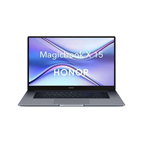 Honor MagicBook X15 - Ordenador portátil fino de 15.6" FullHD, cuerpo aluminio ligero de 1.56 kg (Intel Core i3-10110U, 8 GB RAM, 256 GB SSD