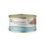 Applaws 100% Natural Tuna Fillet Comida húmeda en caldo para gatos adultos - 24 x 70g Lata compra recurrente