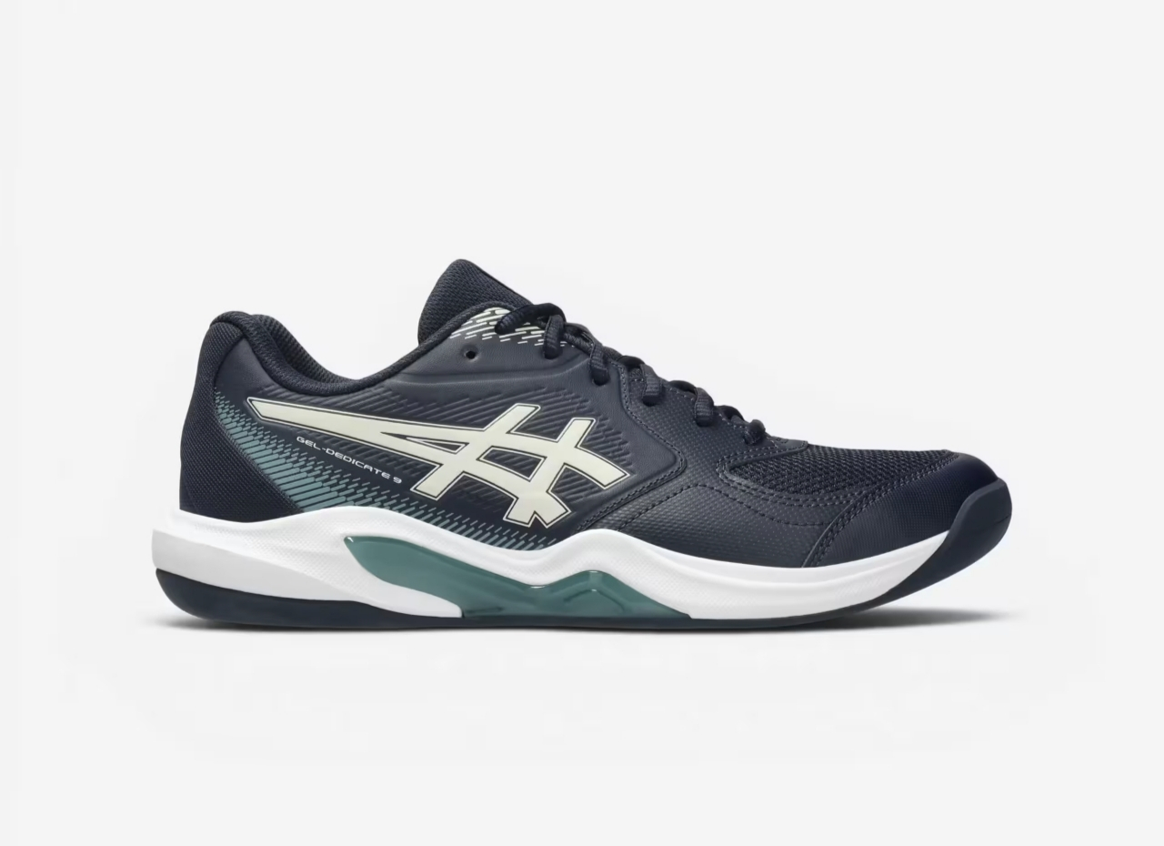 Zapatillas de tenis para moqueta hombre Asics Gel Dedicate 9 (Tallas 40 a 46, excepto 41)