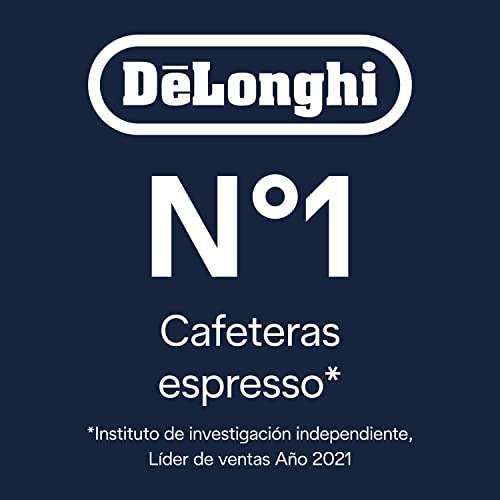 De'longhi Dedica - Cafetera de Bomba de Acero Inoxidable para Café Molido o Monodosis (de 2 mano)