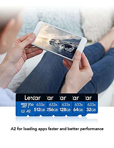 Lexar High-Performance 633x Tarjeta Micro SD 512GB
