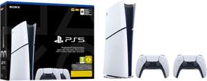 Playstation 5 Consola Digital Modelo Slim y 2 Mandos Inalámbrico Dualsense