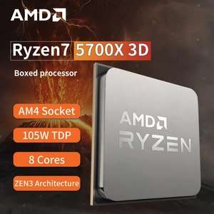Procesador AMD 5700X3D 8 núcleos, 4,1 GHz