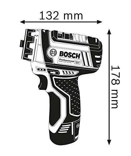 Bosch Professional 12V System GSR 12V-15 FC - Atornillador a batería (30 Nm, FlexiClick, sin batería, en caja)