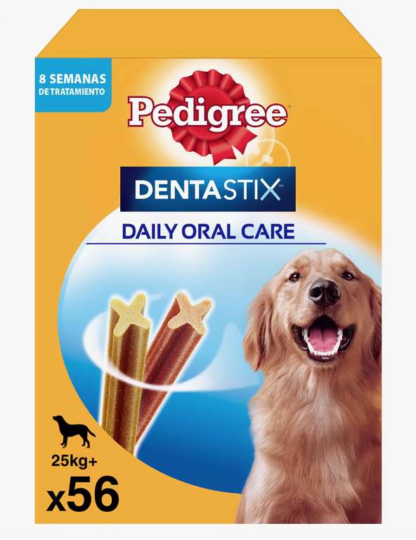 Pedigree Dentastix - 56x Snack Dental para la Higiene Oral de Perros Grandes