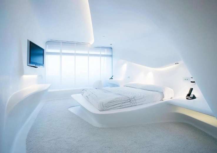 Hotel 5* de diseño en Madrid Noche en habitación deluxe, cada planta creada por un arquitecto. Por 61 euros! PxPm2