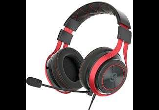 Auriculares gaming - Sherwood LS25 eSports Gaming Headset, De diadema, Con cable, Negro y Rojo