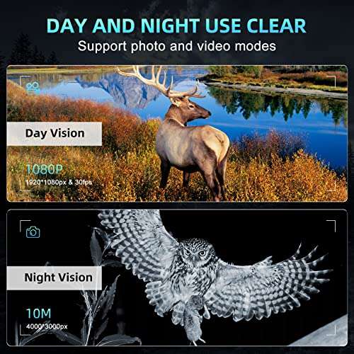Binoculares Visión Nocturna, Profey 1080P FHD Prismaticos Vision