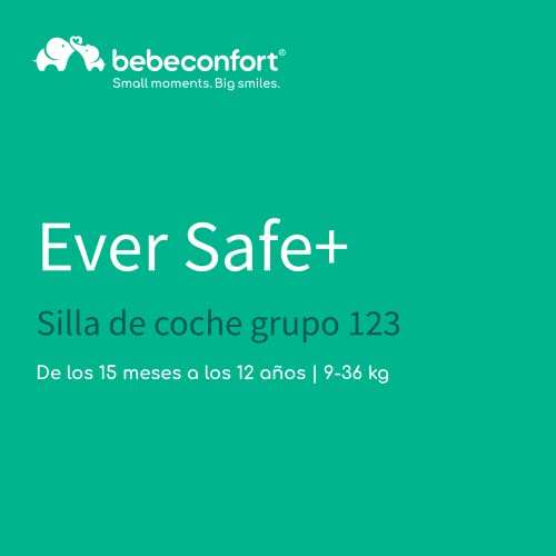 Bebeconfort Ever Safe Plus, Silla Coche Grupo 1 2 3, Crece con el Niño 9 meses - 12 años (9-36 kg), Con Cojín Reductor Extraíble,