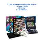 SNK Neo Geo Mini Arcade Versión Internacional, 40 Juegos Neo Geo con Licencia Oficial Precargados, Admite Salida HDMI a Pantalla Grande