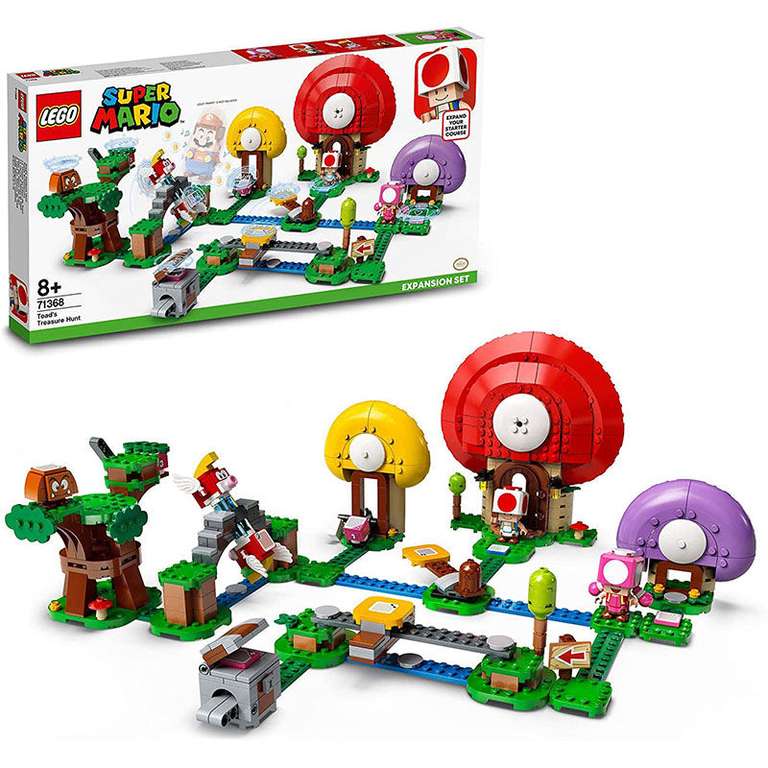 LEGO - Super Mario Juguete Set de Expansión: Caza del Tesoro de Toad