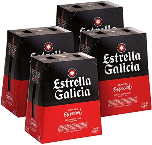 2 PACKS (48 quintos) - Cerveza Estrella Galicia (30% descuento en segunda unidad comprando 2)