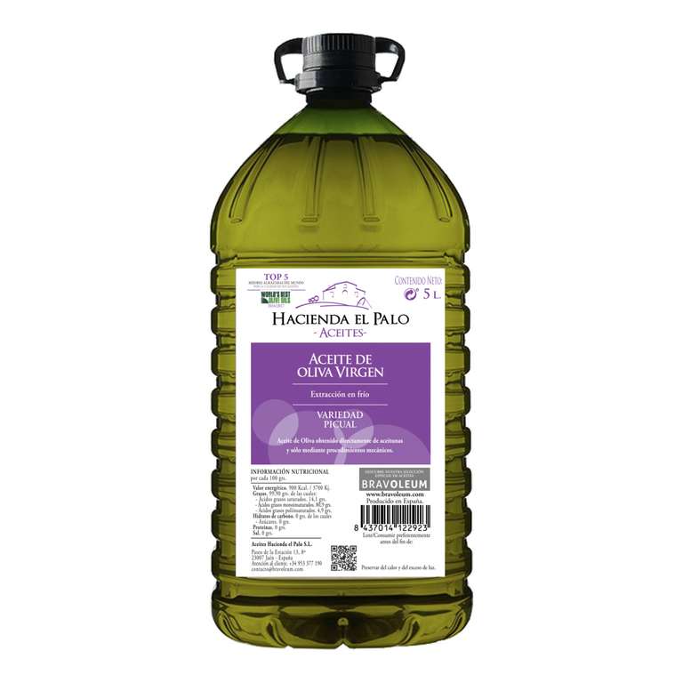 Aceite de oliva virgen variedad picual