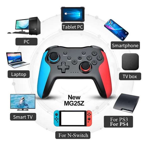 Mando inalámbrico MG25Z, Gamepad con Bluetooth para Nintendo Switch, PC y PS3 (OFERTA FLASH!!)