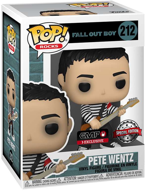 -56% en el Funko POP Exclusivo de EMP de Pete Wentz - Fall Out Boy 212