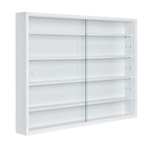 Inter Link - Vitrina de colección - Vitrina - Estantería de pared - Vitrina de cristal