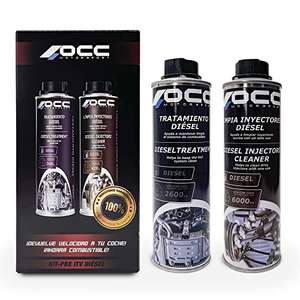OCC MOTOR SPORT Pack Tratamiento Diesel Coche + Limpiainyectores Diesel Profesional - Aditivos pre ITV Diesel ZOCCA0007