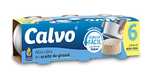 Calvo Atún Claro en Aceite de Girasol Pack6 x 65g (Compra Mínima 6 Unidades)