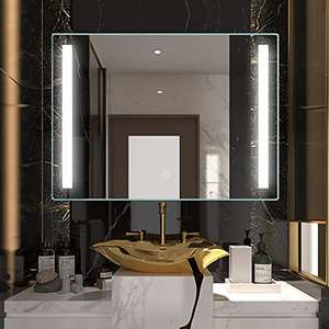 Espejo de baño LED 80 x 60 cm