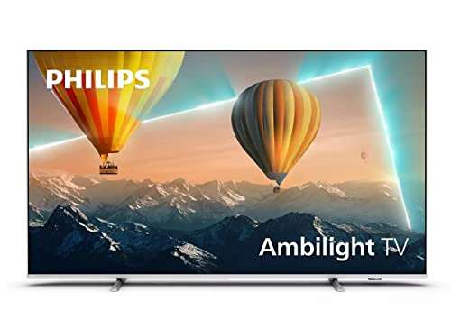 Philips 65PUS8057/12 TV LED Android TV UHD 65" 4K con Ambilight de 3 Lados, Pixel Precise Ultra HD, Dolby Vision + Barra de Sonido