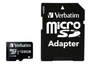 Tarjeta de Memoria Verbatim Micro SD 128GB con Adaptador