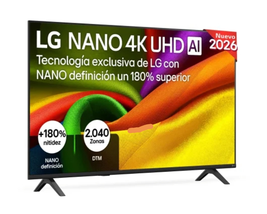 Smart TV NanoCell 50" (127 cm) LG 50NU8E0B3LA (con el cupón de 15% se queda en 296,65€) Envío gratis - Exclusivo Online