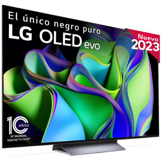 TV OLED 195 cm (77") LG OLED77C36LC evo 4K, Dolby Vision/Dolby ATMOS, Smart TV webOS23 (+500 € DE REEMBOLSO)
