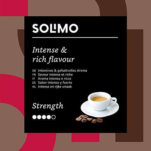 Solimo Cápsulas compatibles con Nespresso, Espresso Intenso, 50 cápsulas  (0,1172€/cápsula) » Chollometro
